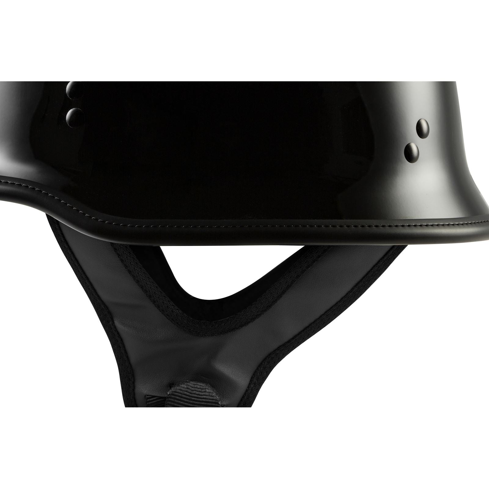 Highway 21 German Beanie Helmet - Gloss Black - 4X-Large - 9mm 77-10004X_1008755