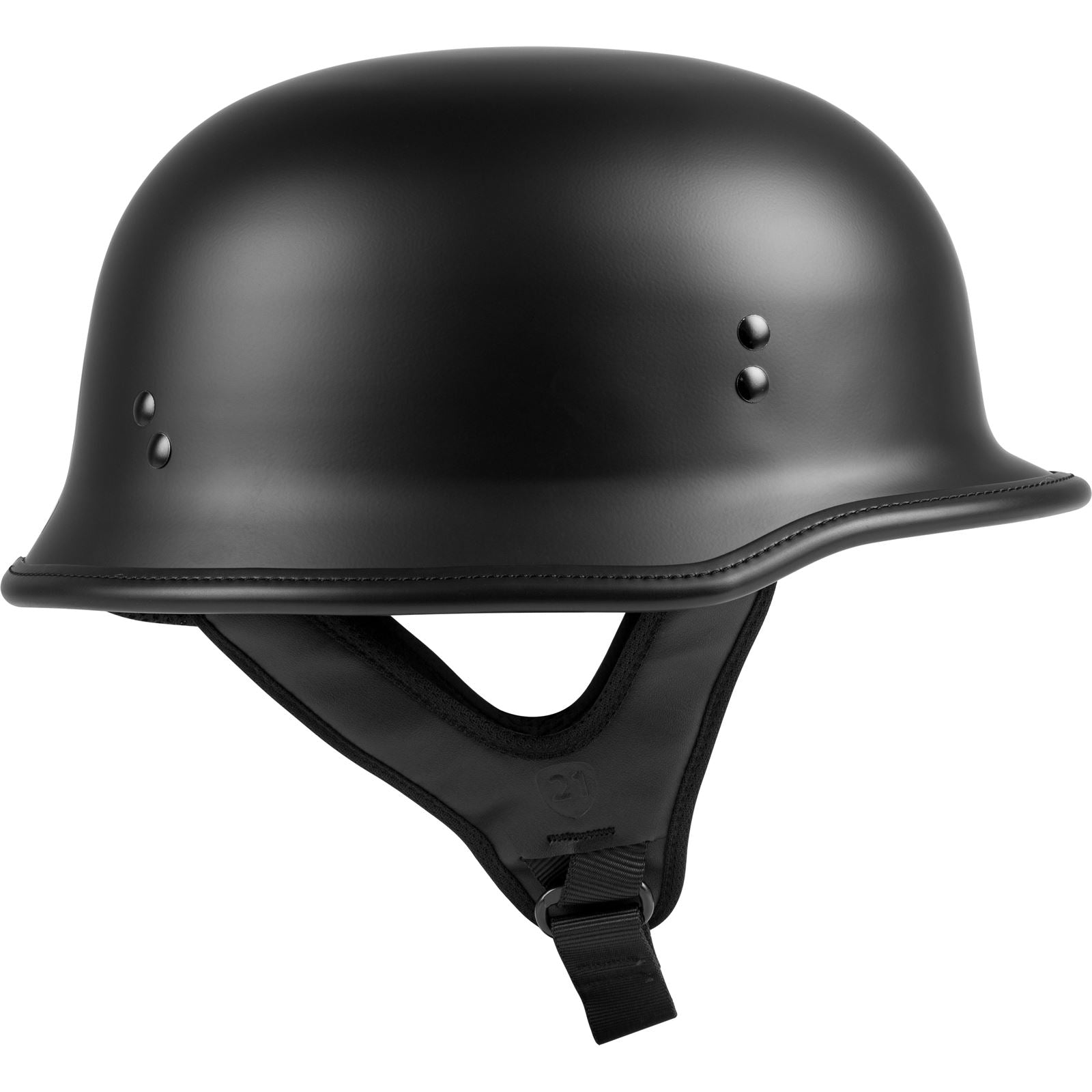Highway 21 9MM German Beanie Helmet Matte Black 3X-Large OPEN BOX [MPN: 77-10013X]_2164653