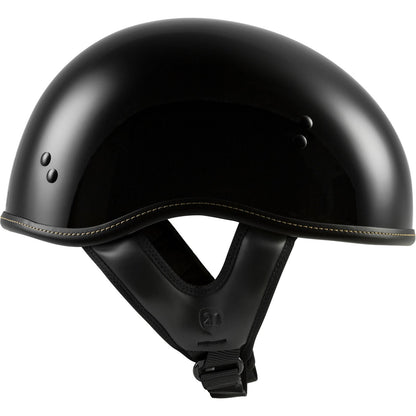 Highway 21 .357 Solid Half Helmet - Gloss Black_1008796