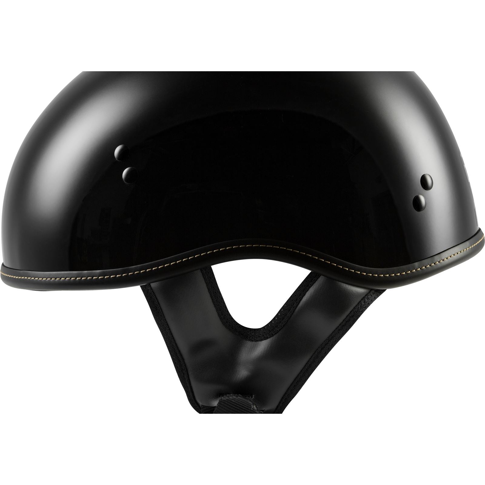 Highway 21 .357 Solid Half Helmet - Gloss Black_1008818