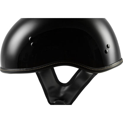 Highway 21 .357 Solid Half Helmet - Gloss Black_1008818