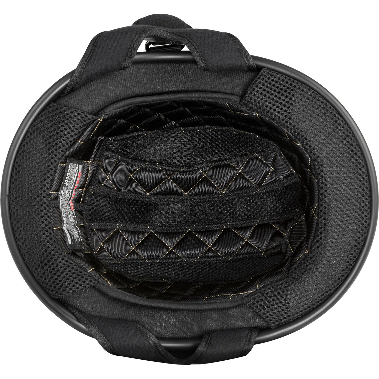 Highway 21 .357 Solid Half Helmet Matte Black Large 77-1101L_1008844