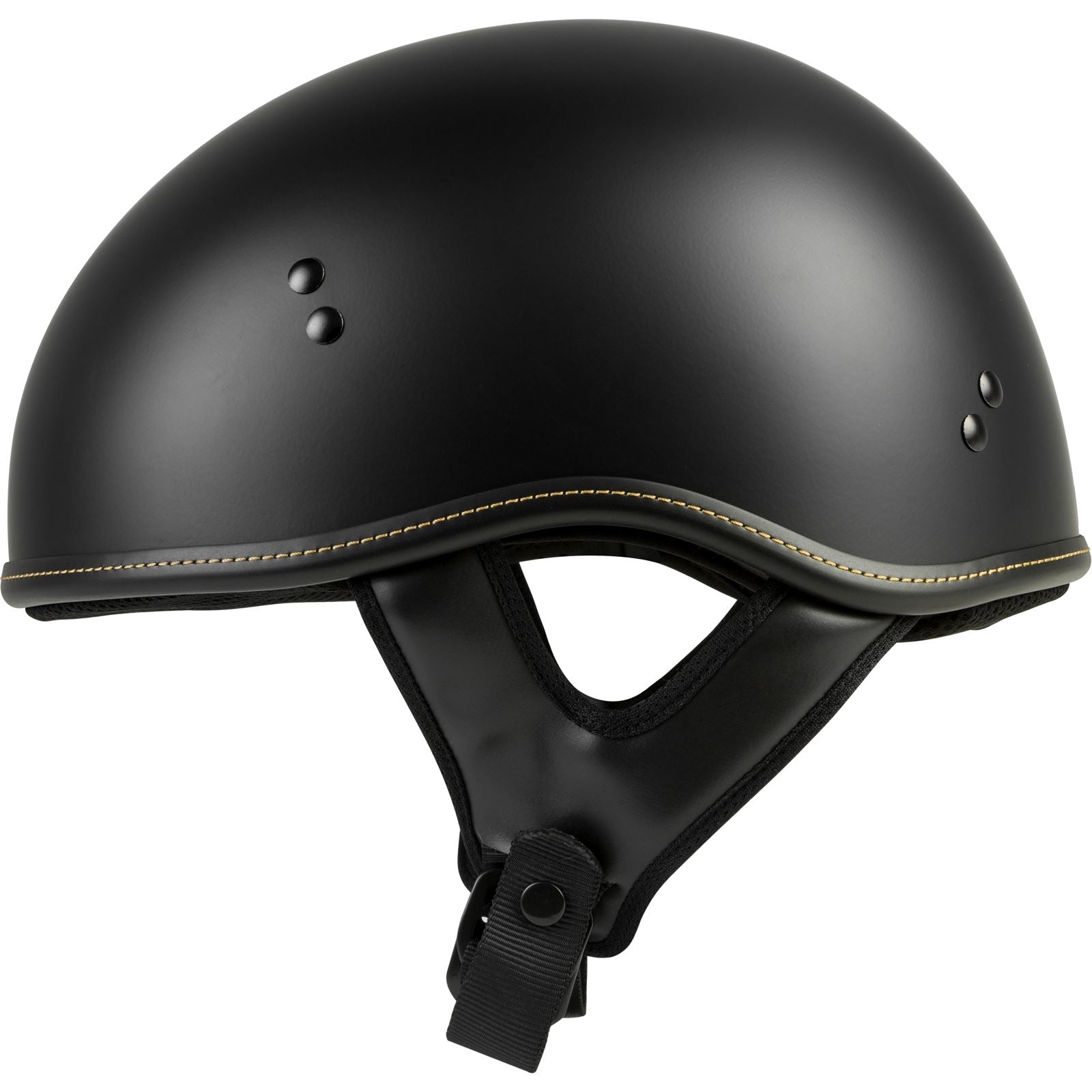 Highway 21 .357 Solid Half Helmet Matte Black 2X-Large 77-11012X_1008790