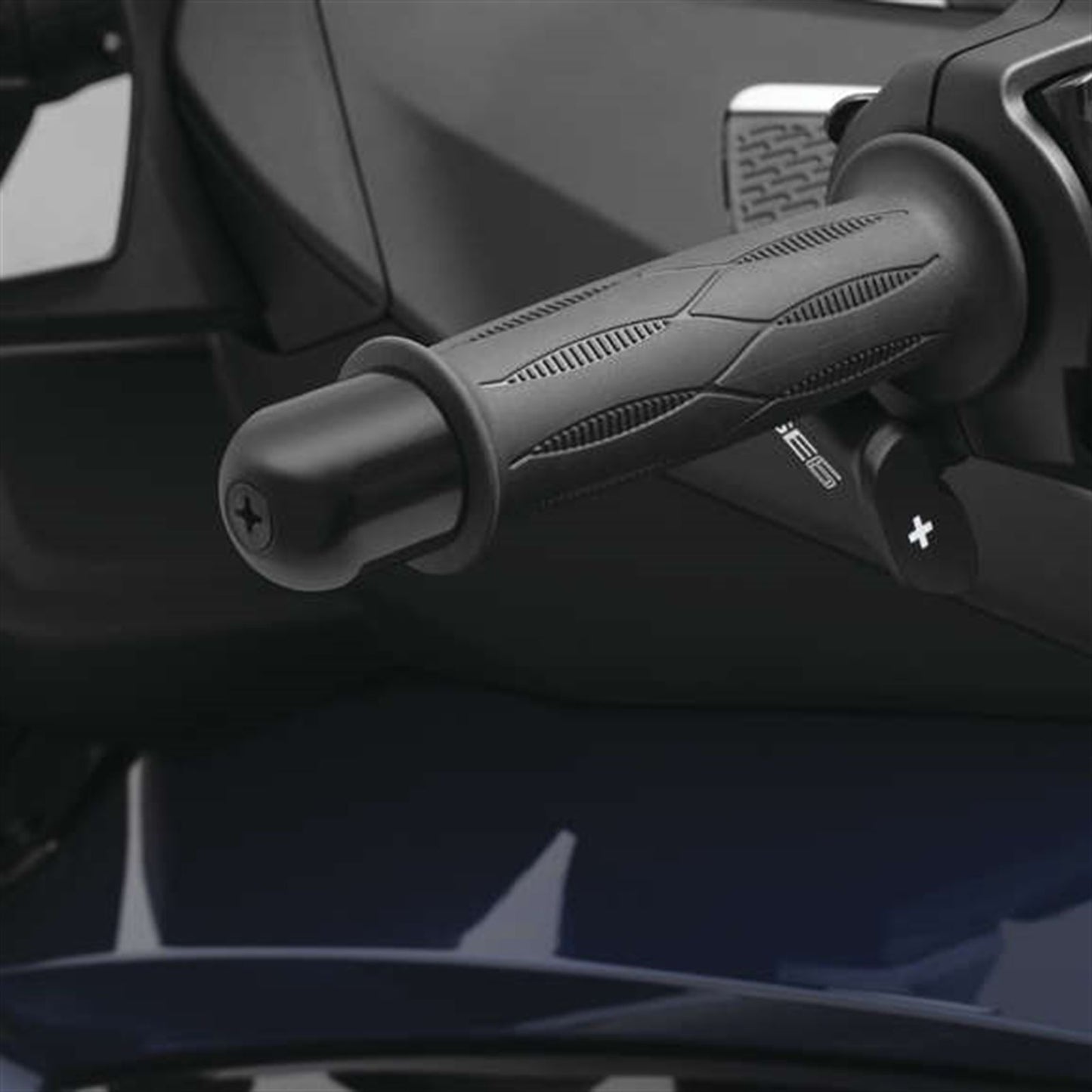 Show Chrome Handlebar Weights for Can-Am - Black 41-181BK_983144