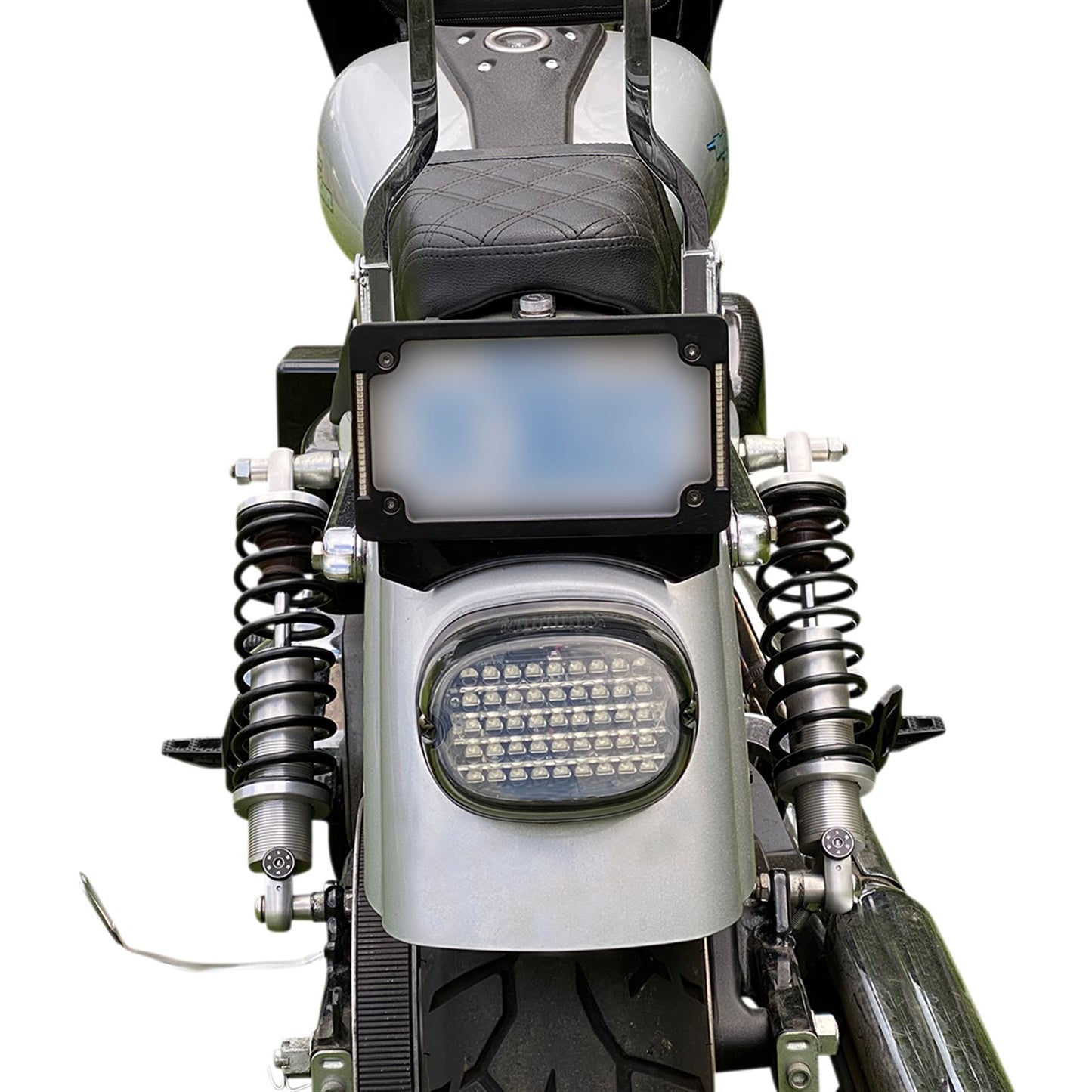 Custom Dynamics Taillight - Top Window - Smoke for Harley-Davidson CD-TL-TW-S_1050264