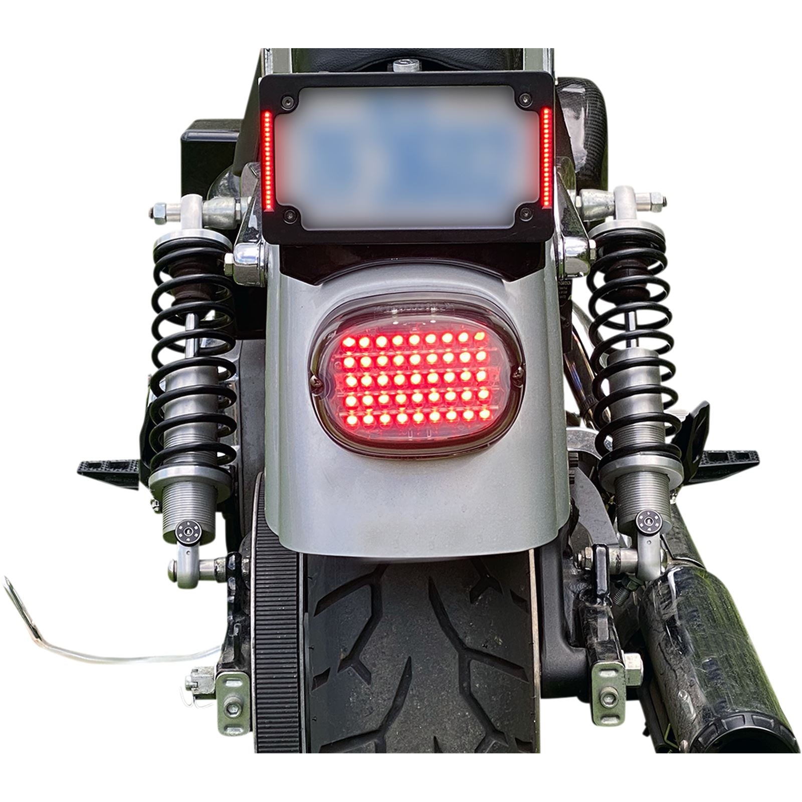 Custom Dynamics Taillight - Top Window - Smoke for Harley-Davidson CD-TL-TW-S_1050265