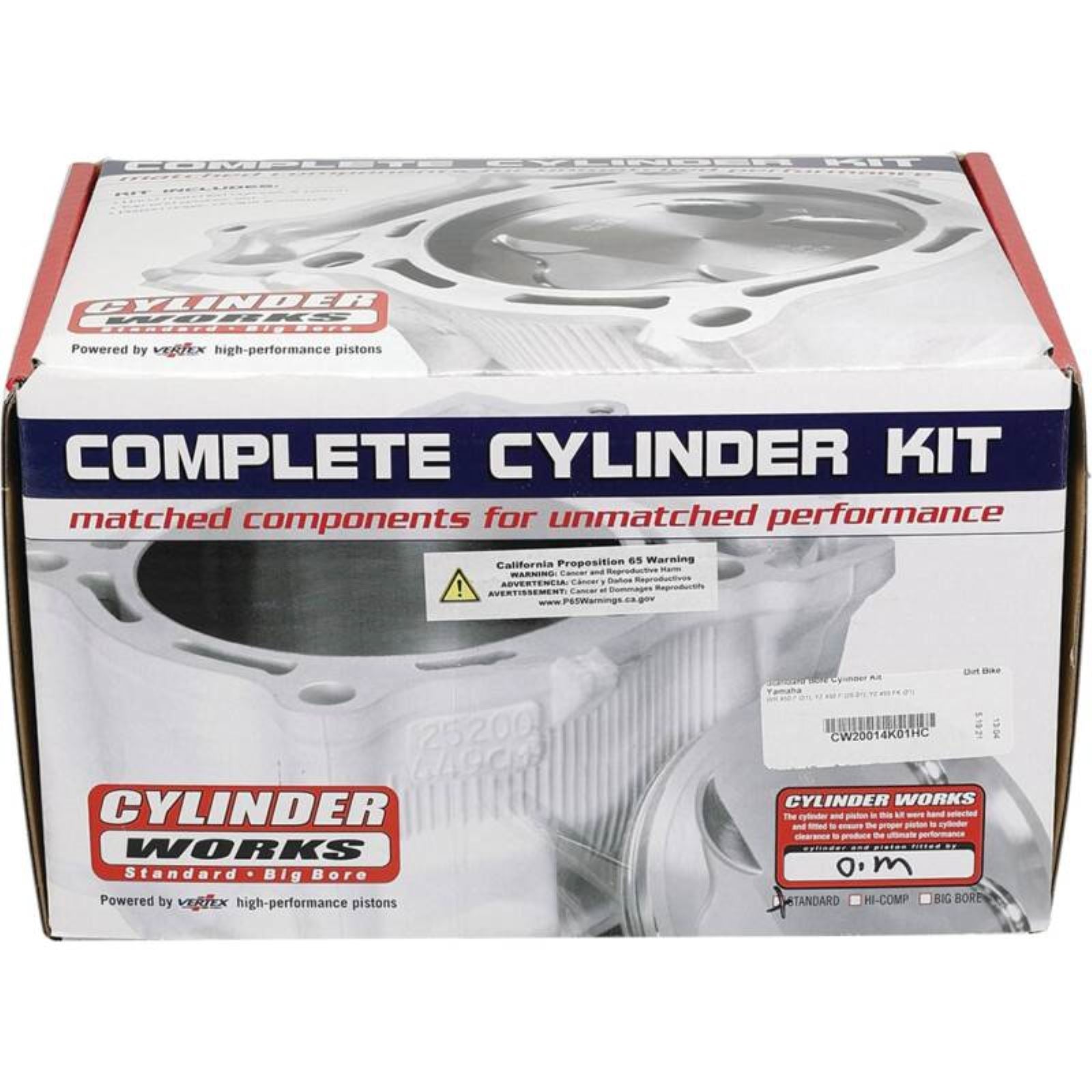 Cylinder Works Standard Bore Cylinder Kit  [MPN: CW20014K01HC]_1618340