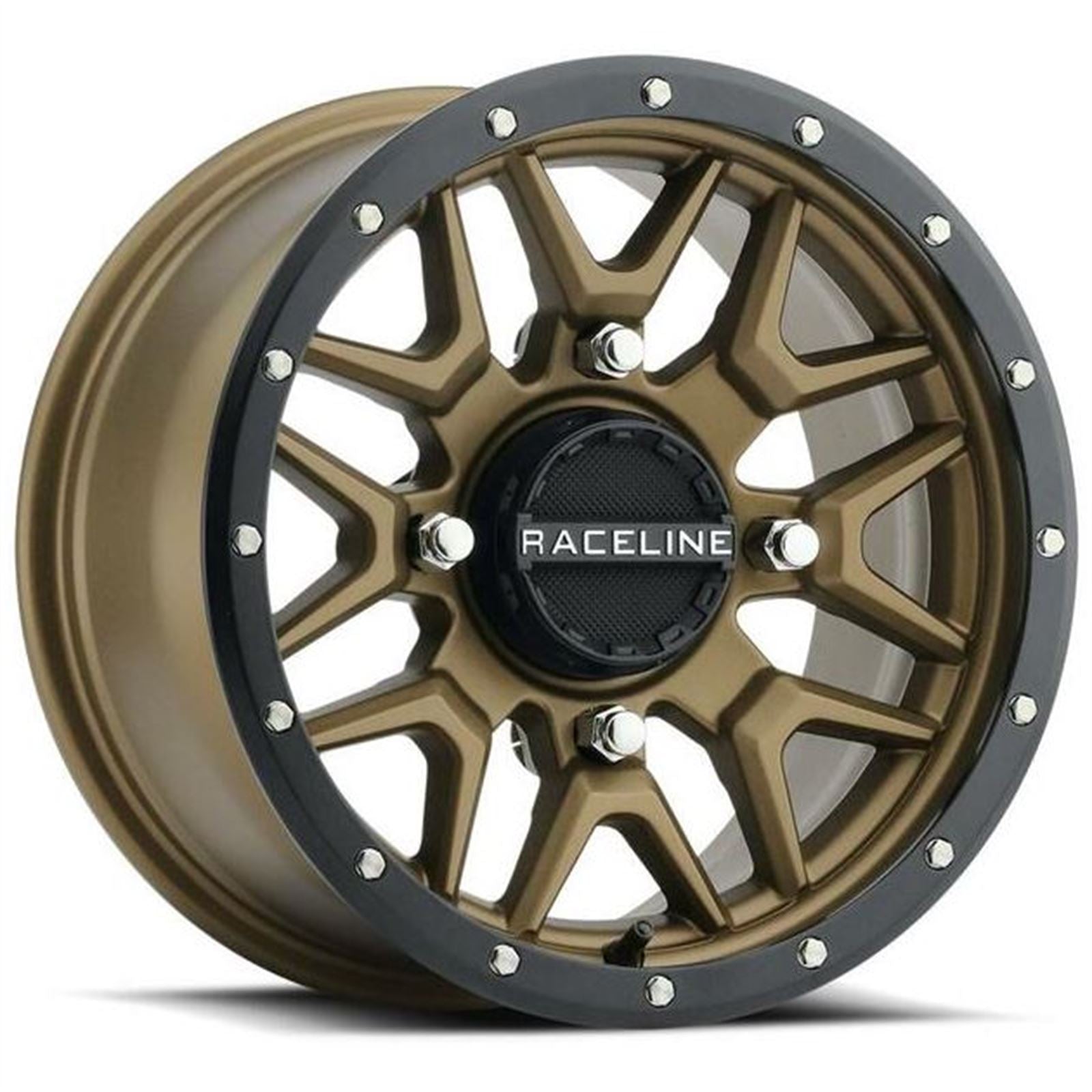 Raceline Krank Wheel 15X7 4/156 5+2 (+10MM) Black/Bronze A94BZ-57056+10_838520