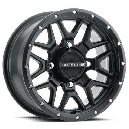 Raceline Krank Wheel 15X7 4/137 5+2 (+10MM) Black A94B-57037+10_838518