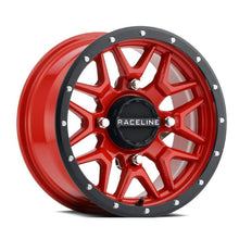 Raceline Krank Wheel 15X7 4/137 5+2 (+10MM) Black/Red A94R-57037+10_838522