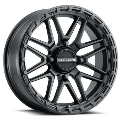 Raceline Krank XL Wheel 18X7 4/137 3.5+3.5 (0MM) Black [MPN: A11B-87037-00]_838530