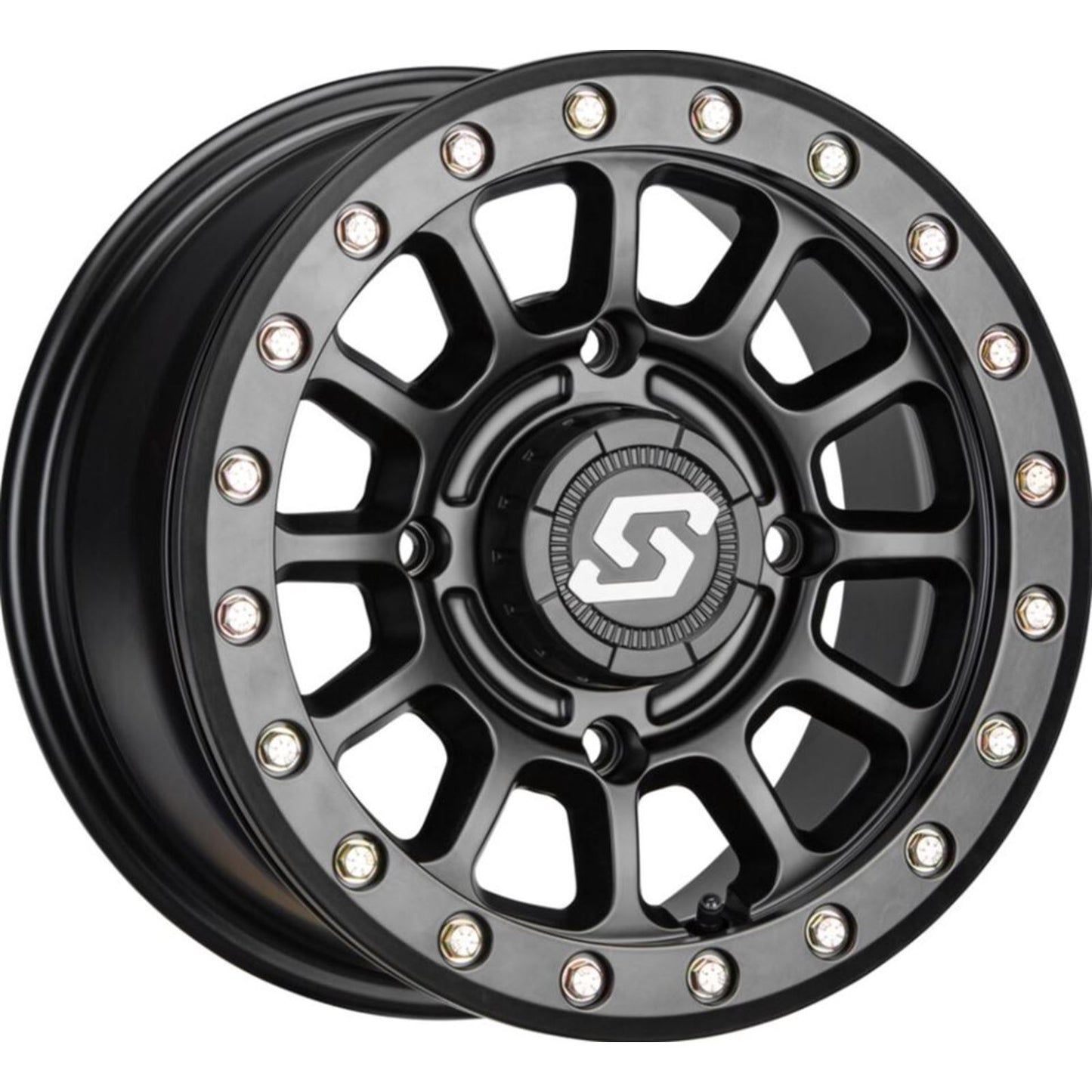 Sedona Sano BDLK Wheel 15X7 4/156 5+2 (+10MM) Black A21B-57056+10S_732129
