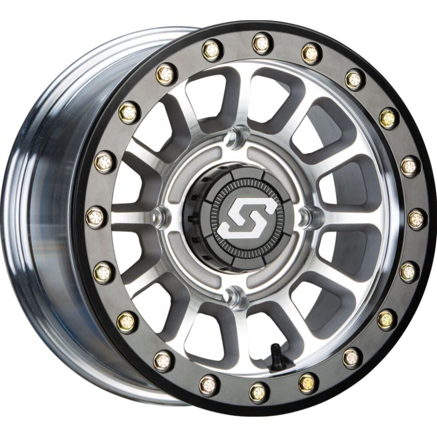 Sedona Sano BDLK Wheel 15X7 4/137 5+2 (+10MM) BLK/AS CAST A21MA-57037+10S_732131