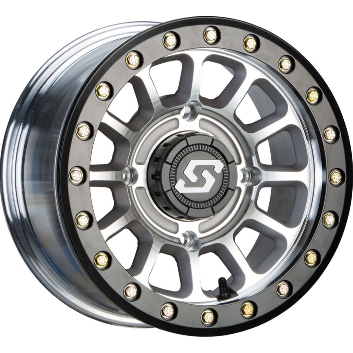 Sedona Sano BDLK Wheel 15X7 4/156 5+2 (+10MM) BLK/AS CAST [MPN: A21MA-57056+10S]_732133
