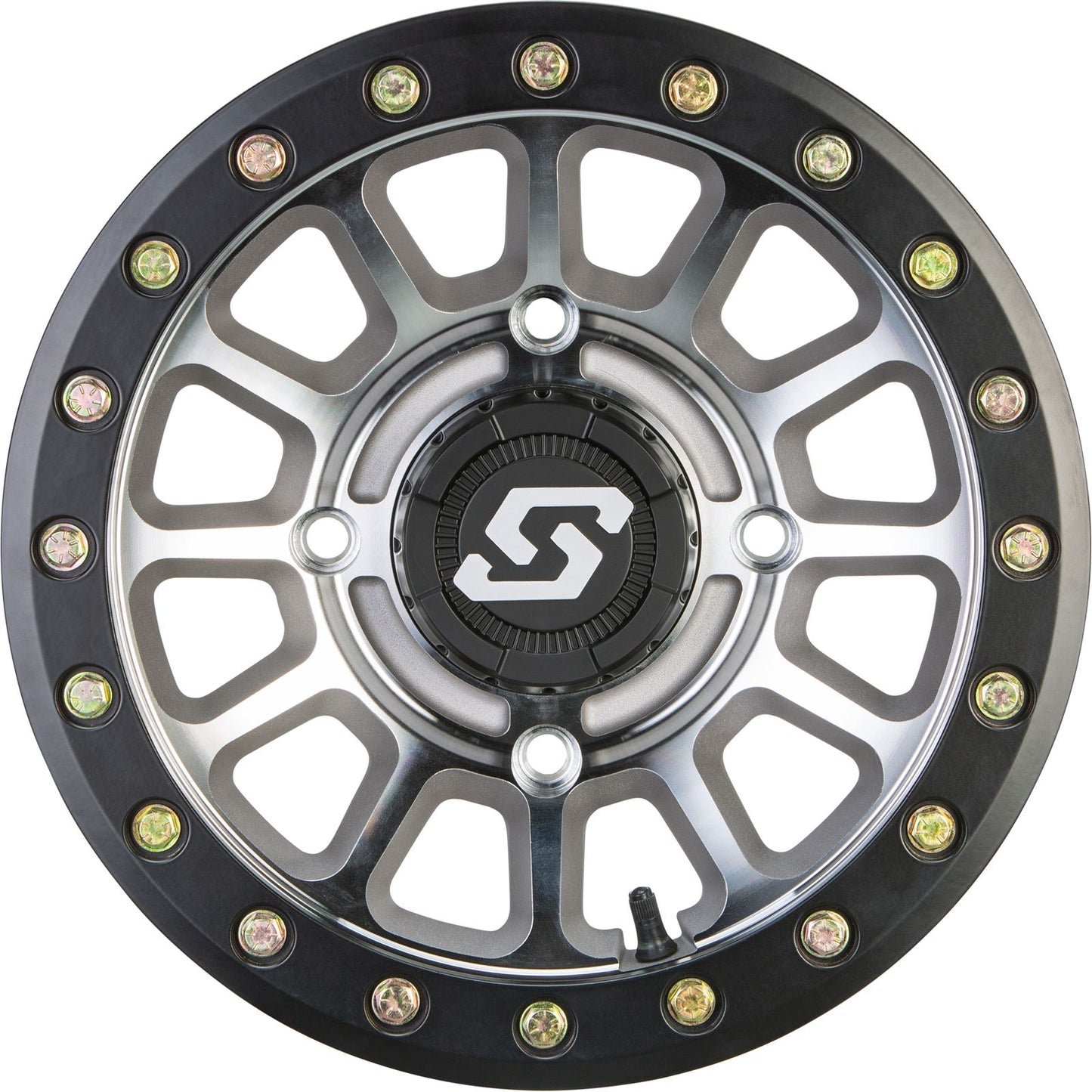 Sedona Sano BDLK Wheel 15X7 4/156 5+2 (+10MM) BLK/AS CAST [MPN: A21MA-57056+10S]_1006227