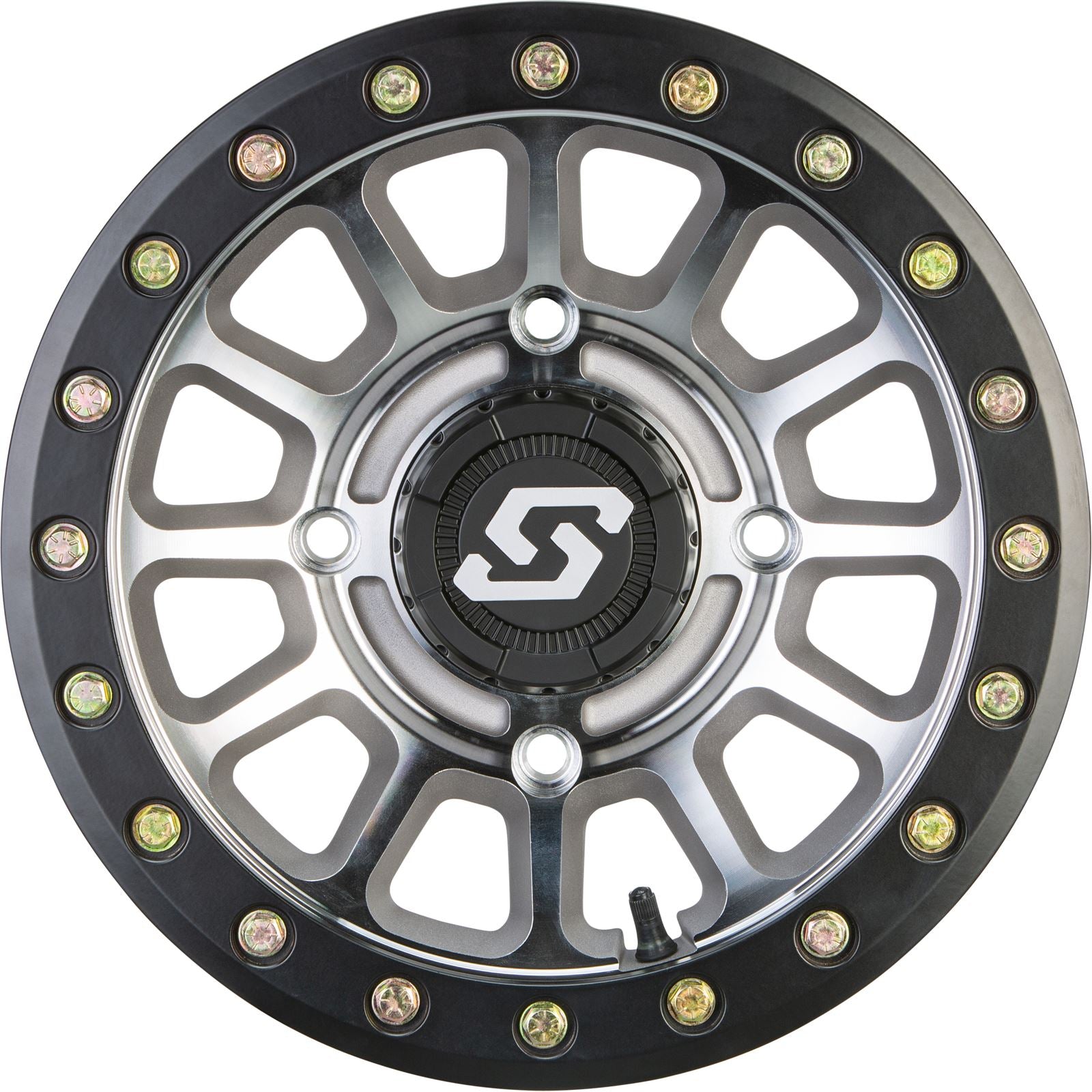 Sedona Sano BDLK Wheel 15X7 4/156 5+2 (+10MM) BLK/AS CAST [MPN: A21MA-57056+10S]_1006227