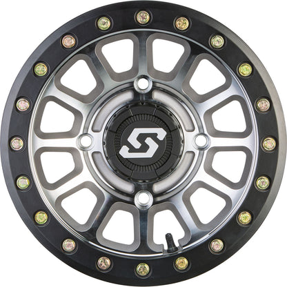 Sedona Sano BDLK Wheel 15X7 4/156 5+2 (+10MM) BLK/AS CAST [MPN: A21MA-57056+10S]_1006227