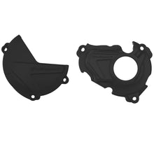 Polisport Clutch & Ignition Cover Kit for Yamaha YZ250F - Black 90943_1089597