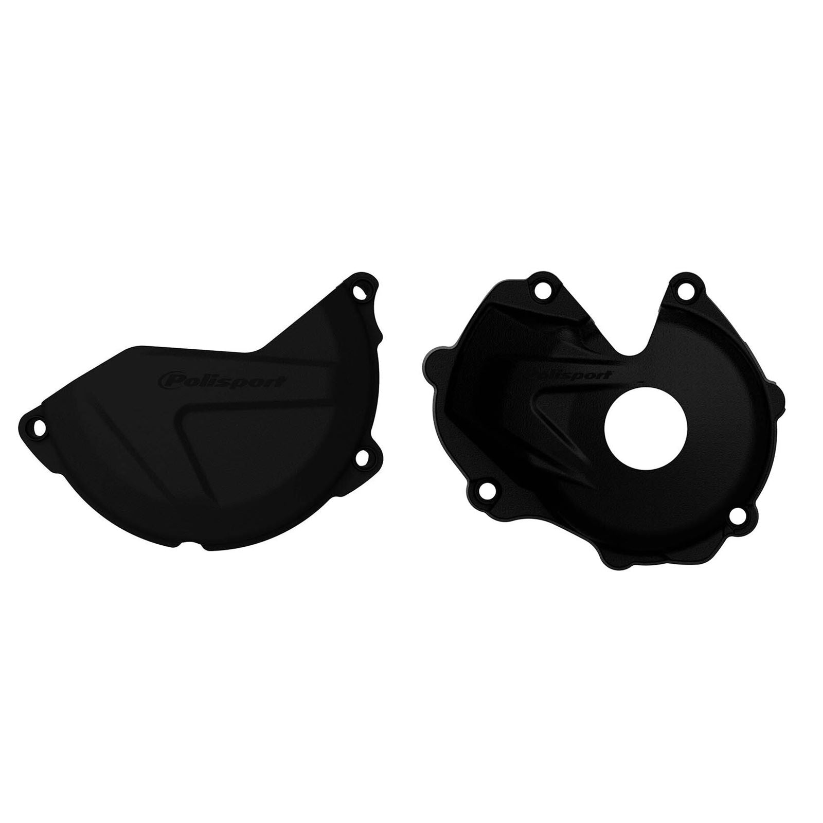 Polisport Clutch & Ignition Cover for Kawasaki KX450F - Black 90953_1007250