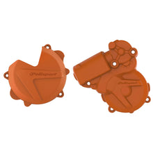 Polisport Clutch & Ignition Cover for KTM/Husqvarna - Orange  90967_1007226