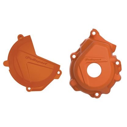 Polisport Clutch & Ignition Cover for KTM - Orange 90975_1007241