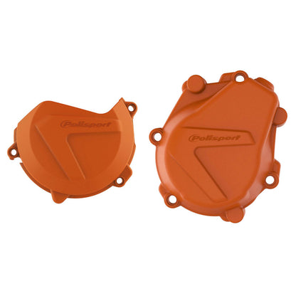 Polisport Clutch & Ignition Cover for KTM - Orange  90986_1007308