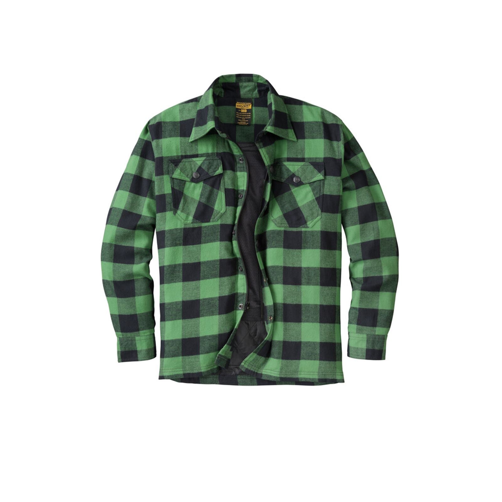 ScorpionEXO Covert Moto Flannel - Green/Black_677736