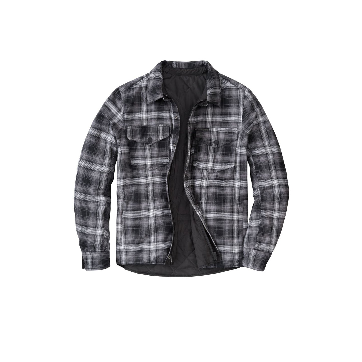 Morpheus Reversible Jacket - Black/Plaid Grey - 2X-Large_1008633