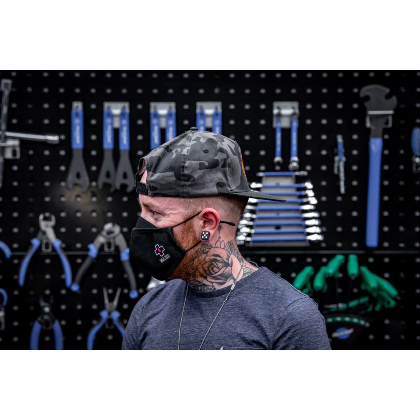 Muc-Off Reusable Facemask - Black - Small [MPN: 20268]_1287051