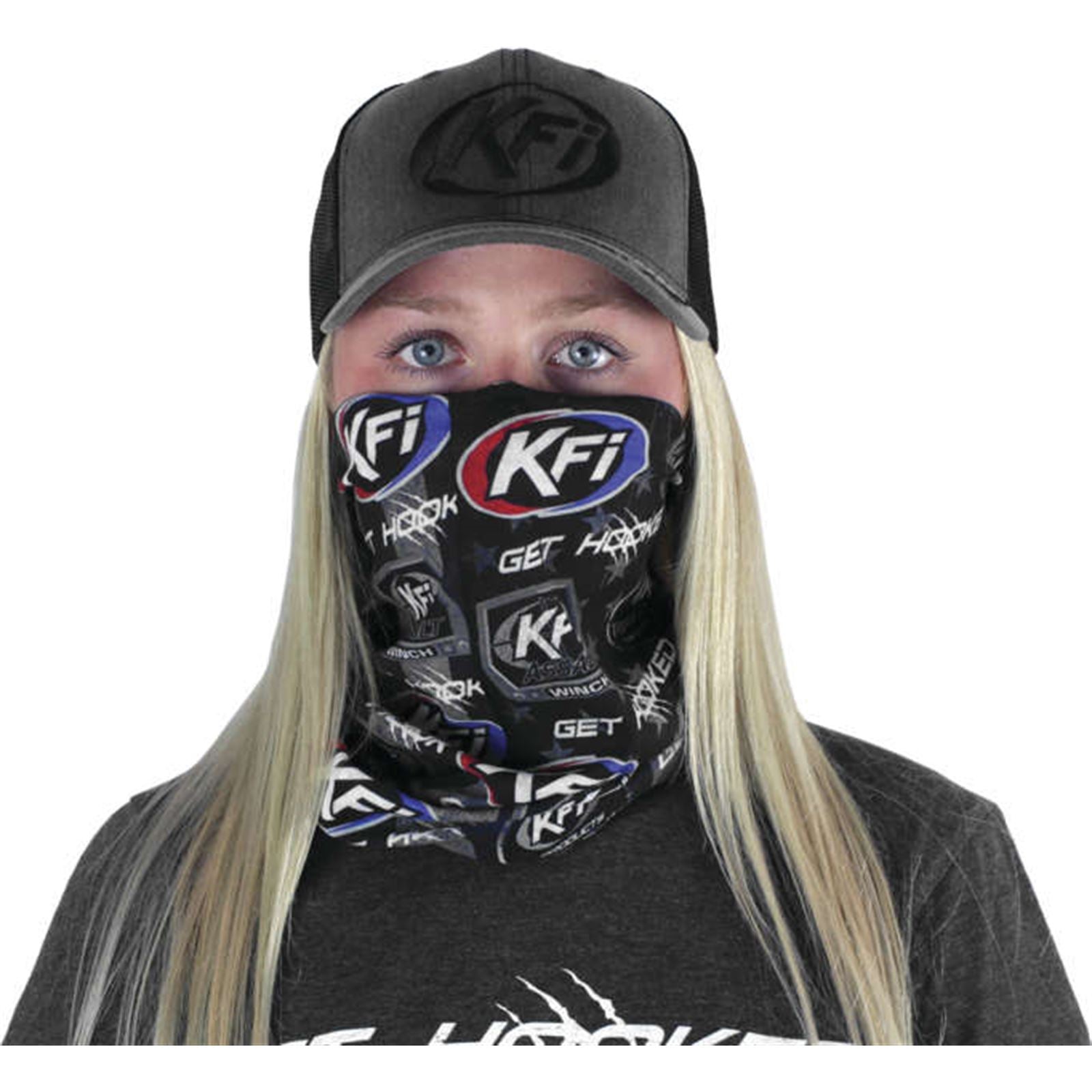 Face Mask with KFI Logos - Black FM-BLK_981329