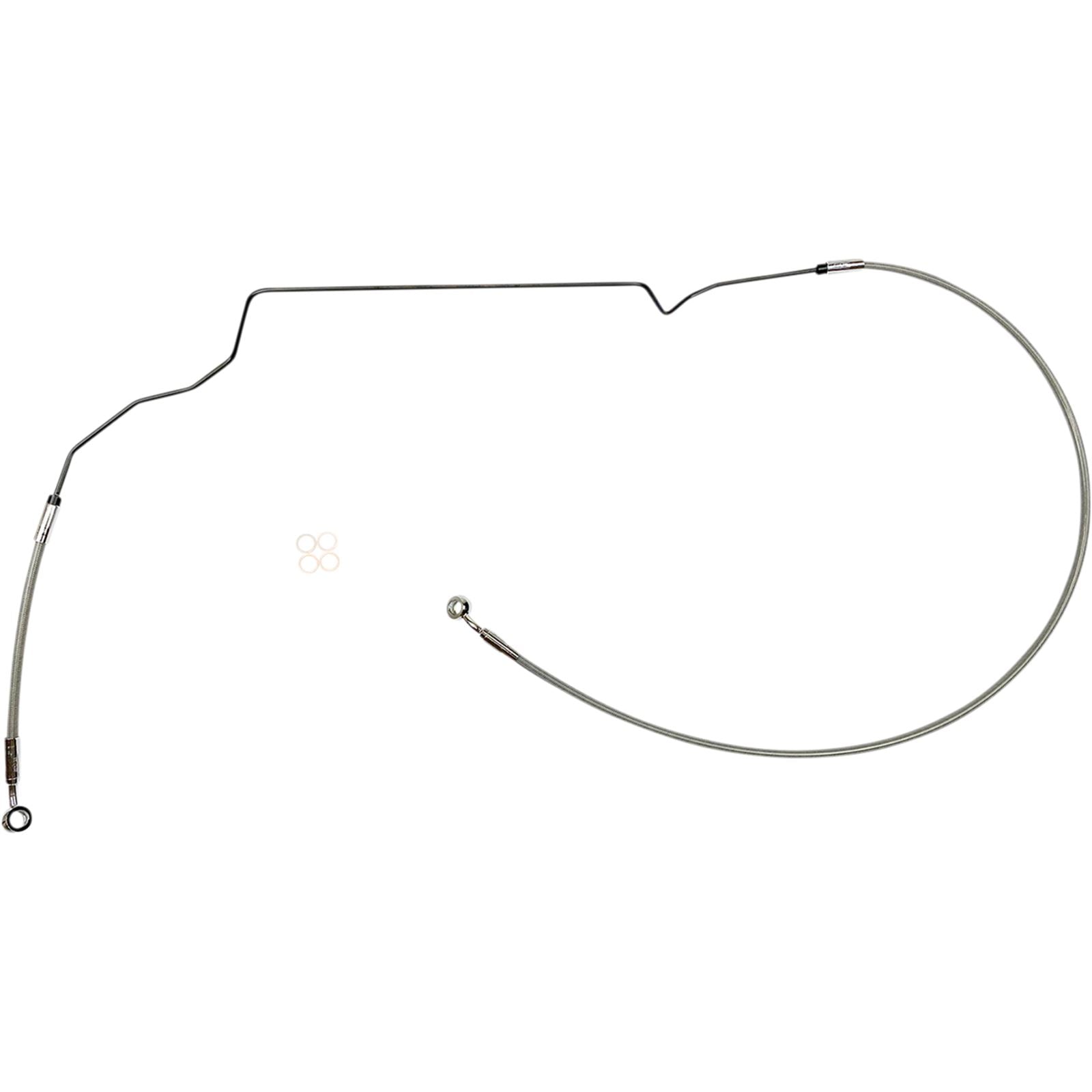 Magnum Brake Line - Upper - Stainless Steel/Chrome for Indian [MPN: SSC1419-35]_1050520