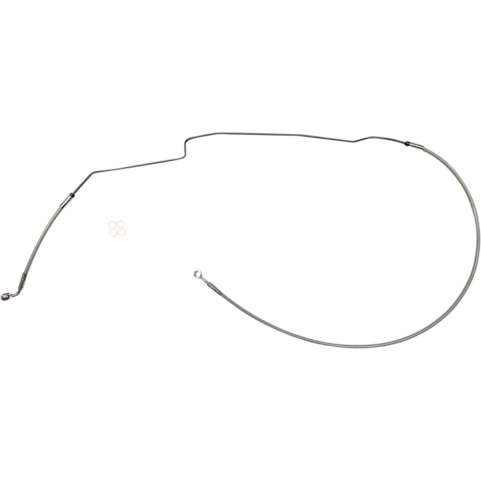 Magnum Brake Line Upper for Indian Stainless Steel Chrome [MPN: SSC1422-46]_1050545