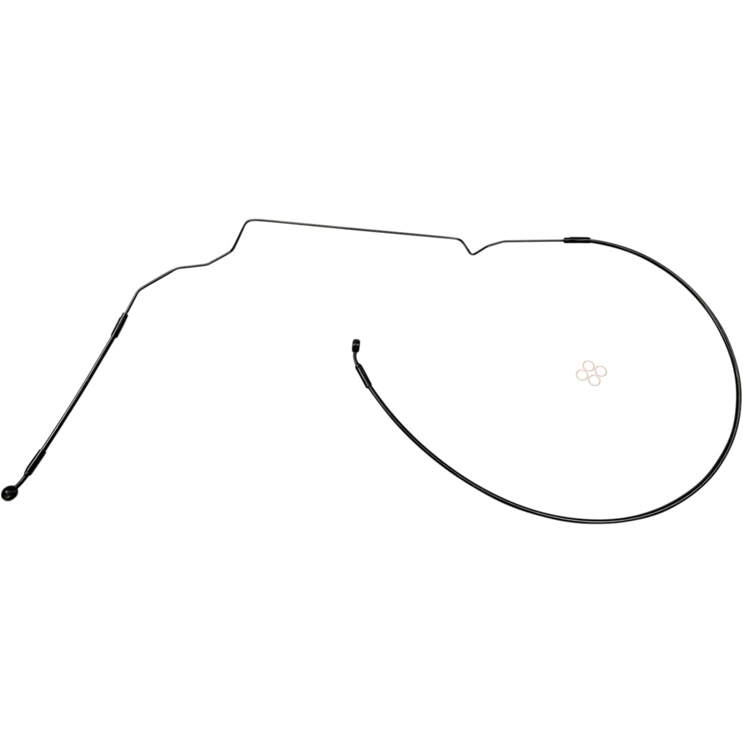 Magnum Brake Line Upper for Indian Stainless Black [MPN: SBB1419-29]_1050527