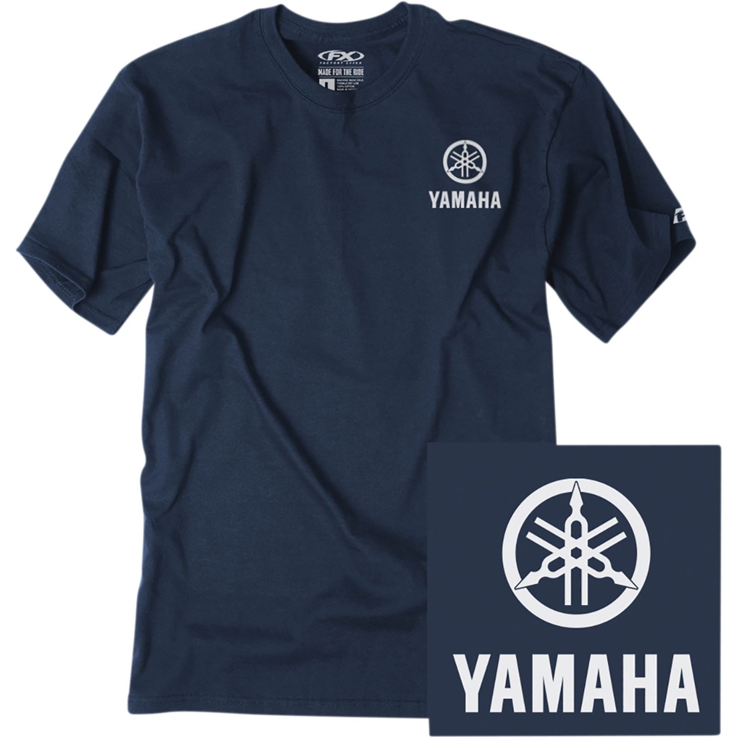 Factory Effex Yamaha Icon T-Shirt - Navy - XL 24-87206_1050961