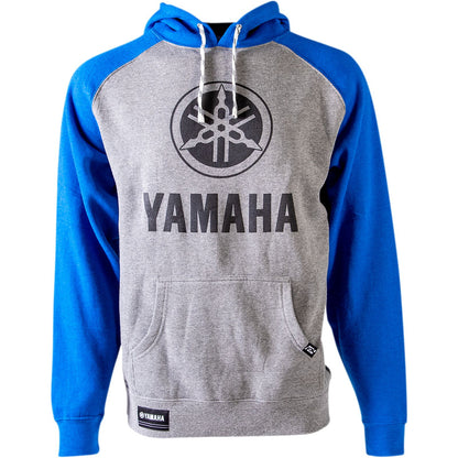 Factory Effex Yamaha Icon Pullover - Gun Metal Heather/Royal - 2XL 24-88208_1051023