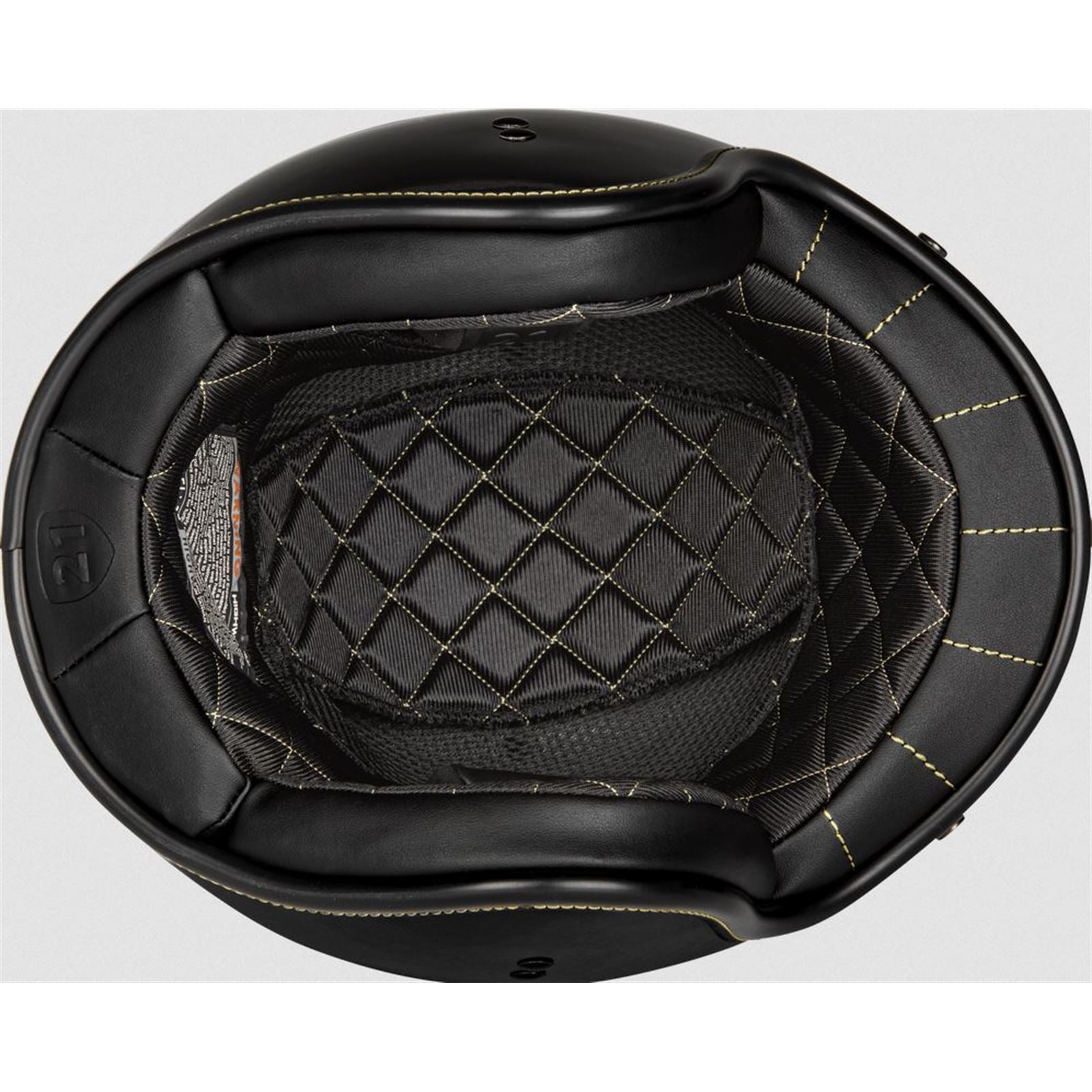 Highway 21 .38 Retro Helmet Gloss Black Small [MPN: 77-1200S]_883196