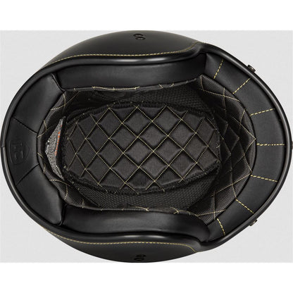 Highway 21 .38 Retro Helmet Matte Black Large 77-1201L_883201