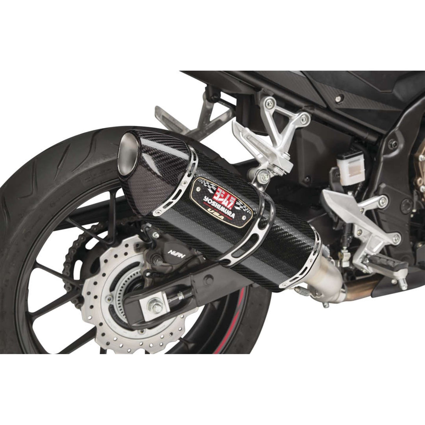 Yoshimura Exhaust Street R-77 Slip-On - SS/CF/CF Works 12553B0220_988878