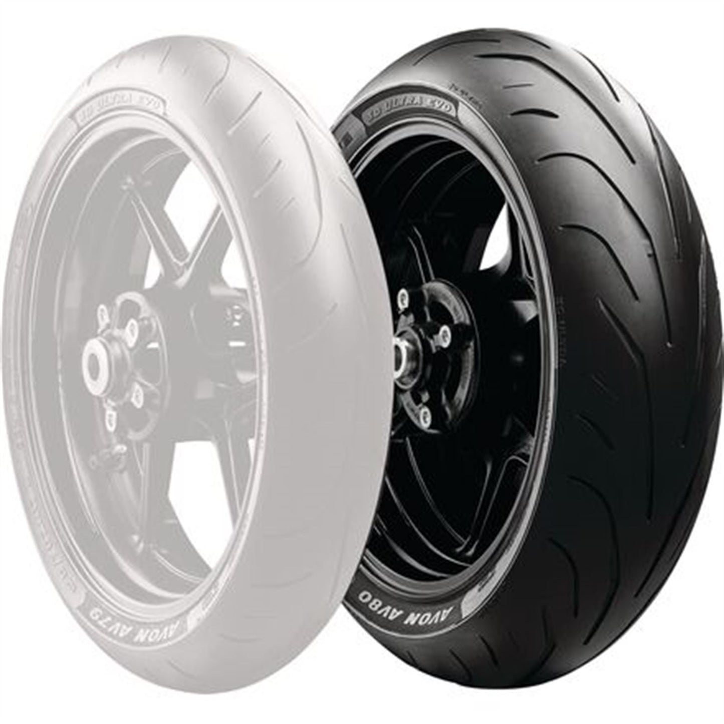 Avon Tyres 3D Ultra Evo Tire 190/55ZR17 - Radial - Rear - (75W) [MPN: 2380015]_726422