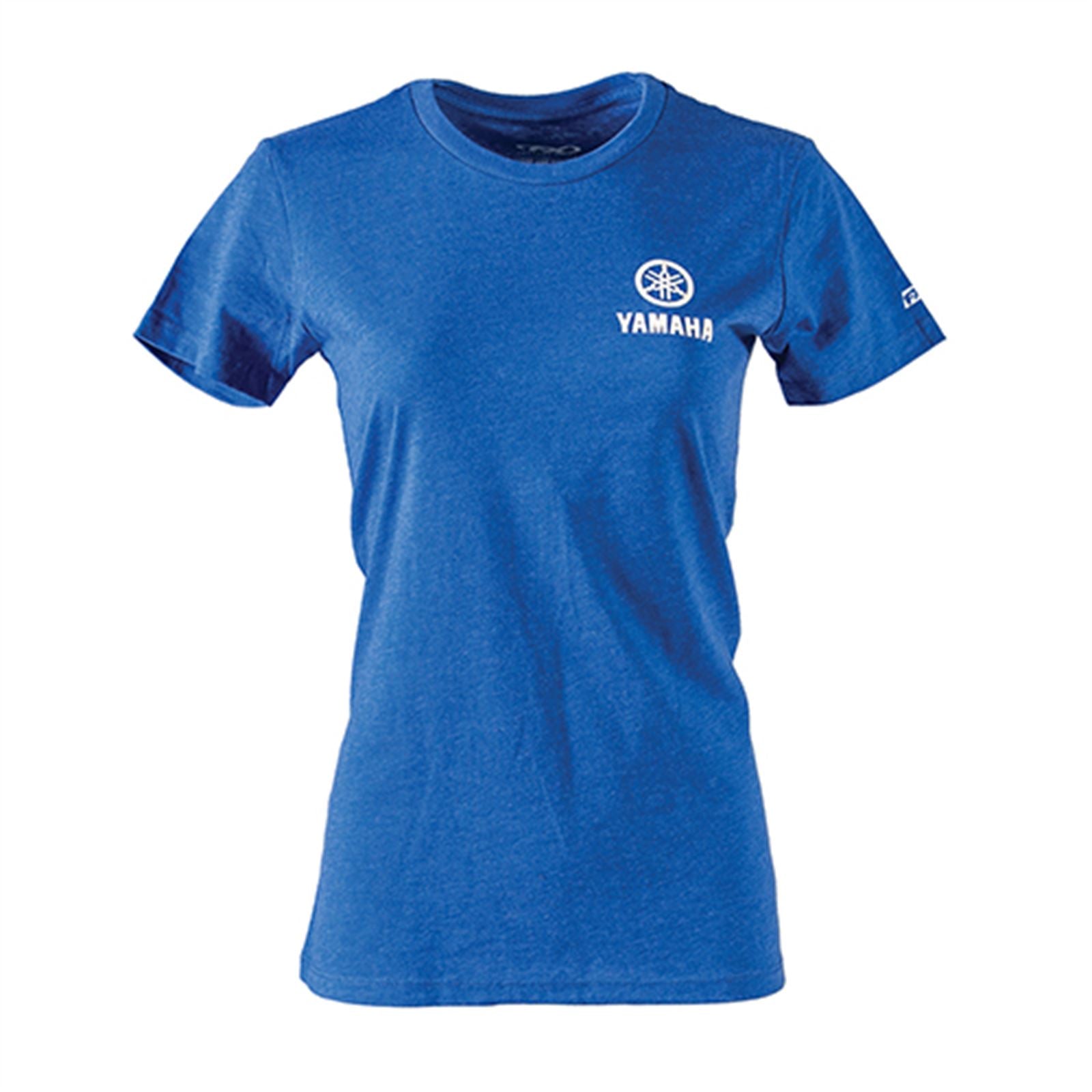 Factory Effex Yamaha Icon Women's Tee, Royal, Large 24-87214_1059724