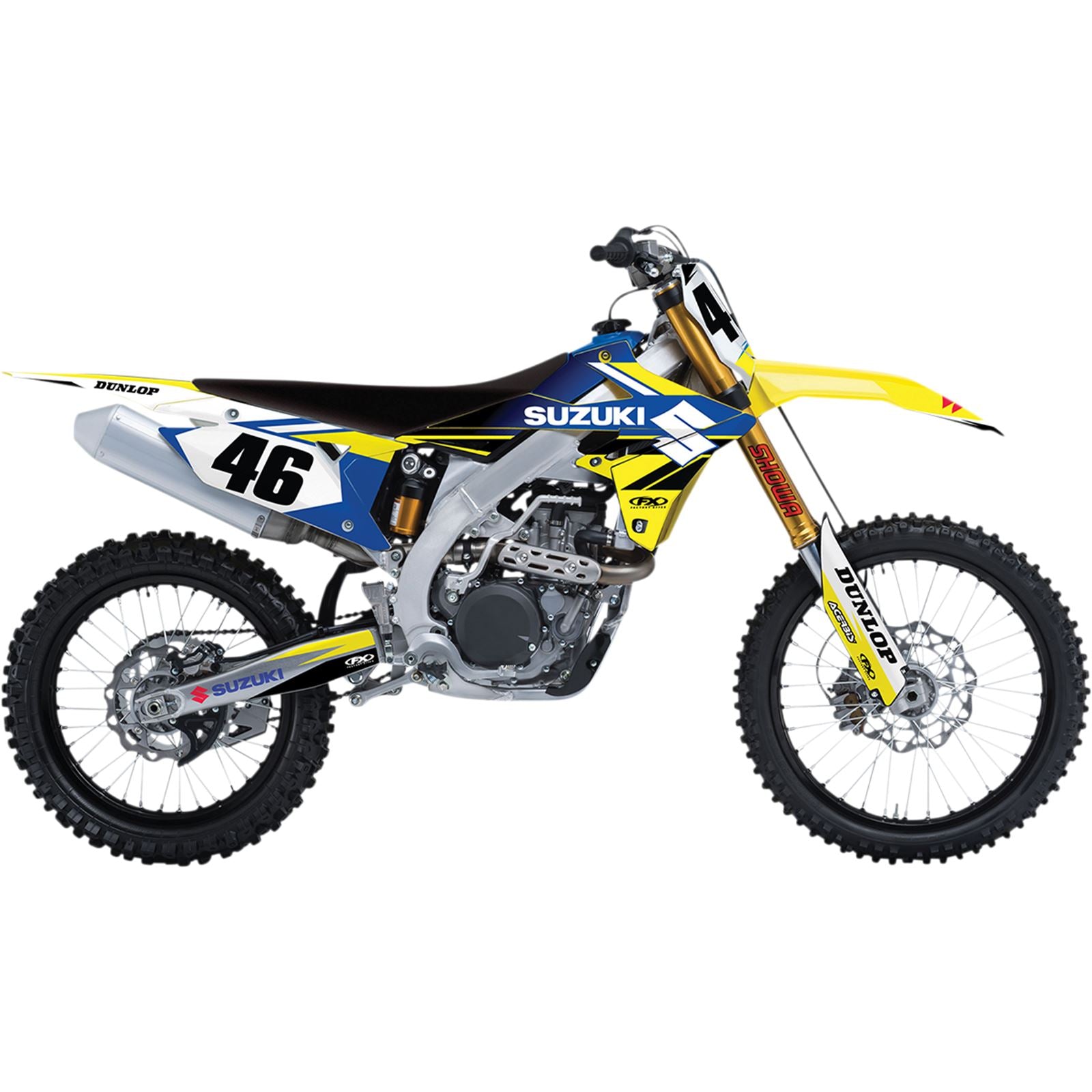 Factory Effex Evo 18 Shroud Graphic Kit RMZ250 19-20 RMZ450 18-20 24-01432_1051275