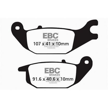 EBC Brakes Brake Pads Organic FA343_1002757