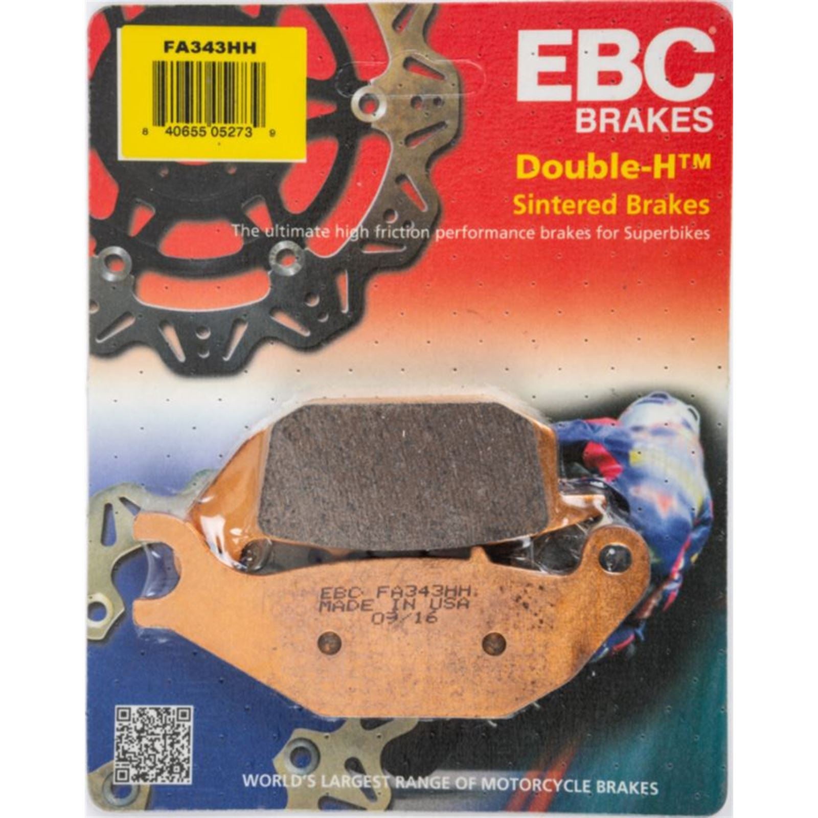 EBC Brakes Brake Pads Double-H Sintered  FA343HH_728964