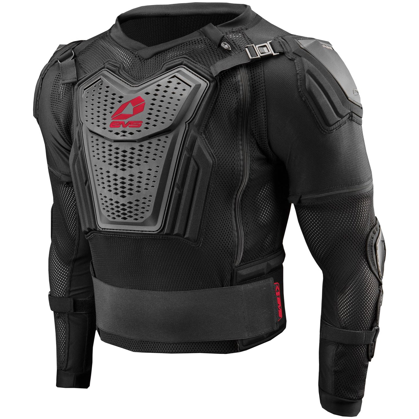 EVS Sports Ballistic Jersey Comp Suit Black/Red Youth Medium [MPN: CS20-BKR-YM]_1007484