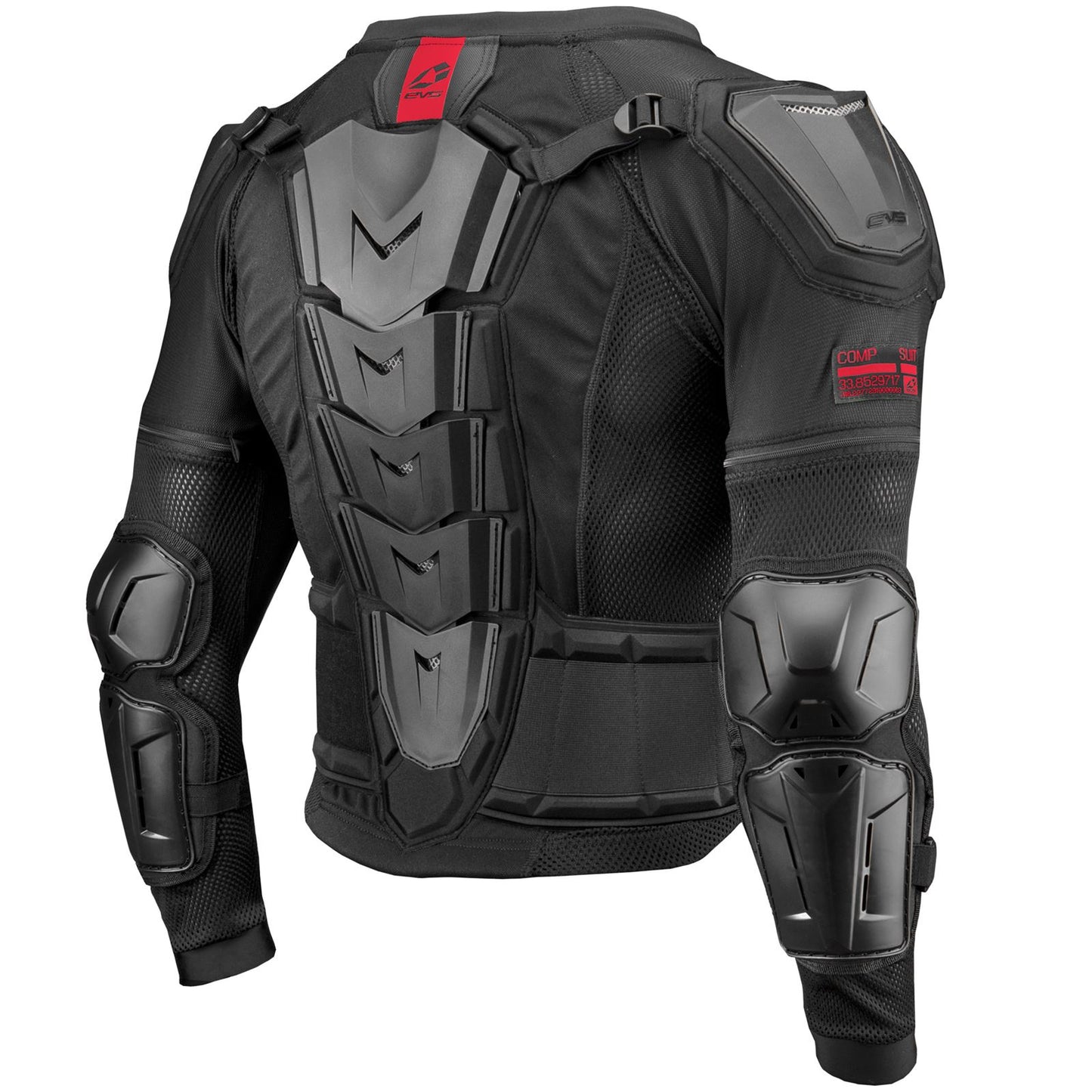 EVS Sports Ballistic Jersey Comp Suit Black/Red Youth Medium [MPN: CS20-BKR-YM]_1007485