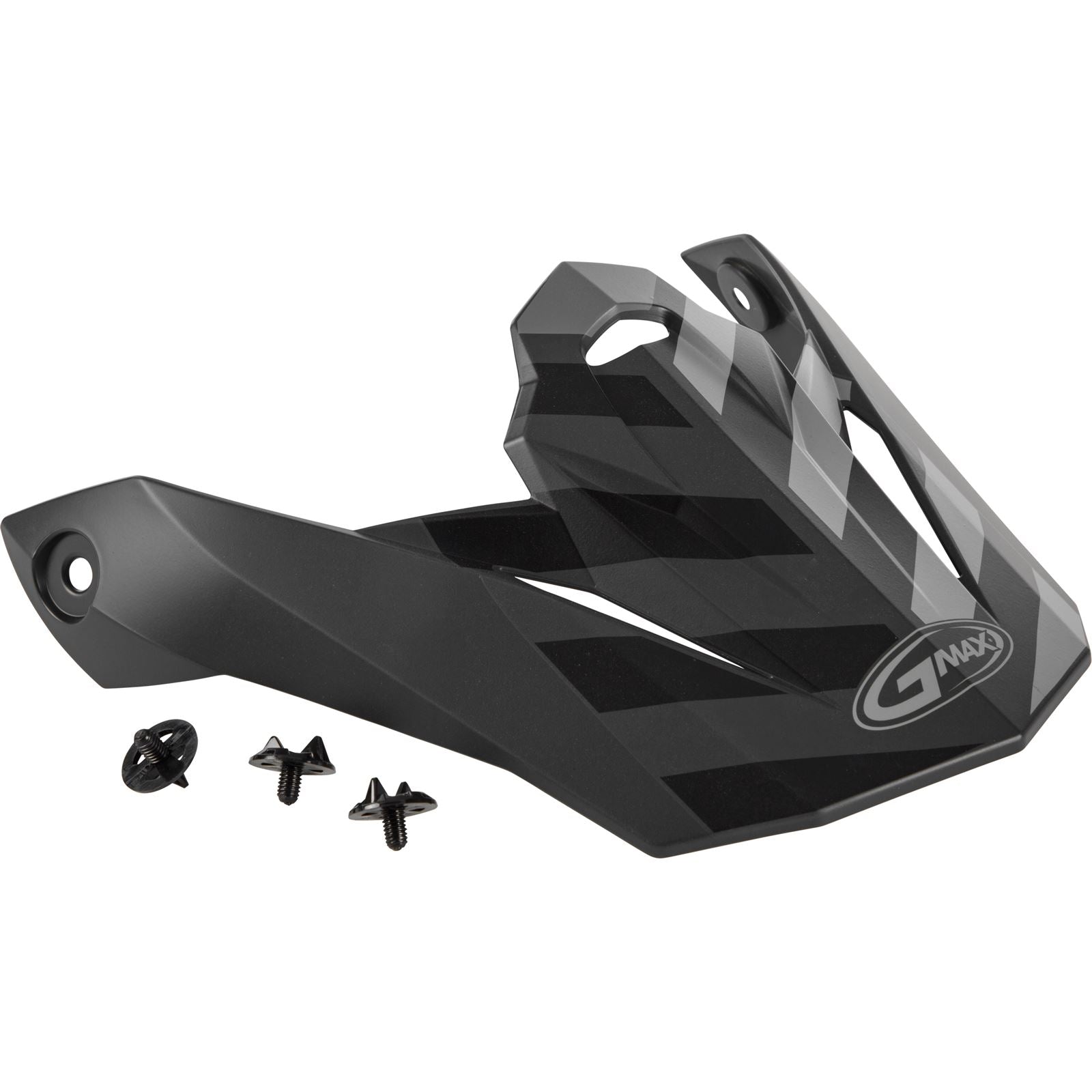 GMax MX-86 Fame Visor with Screws - Matte Dark Grey/Black G086070_1063935