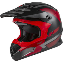 GMax MX-86 Off-Road Fame Helmet - Matte Black/Red/Silver - XL [MPN: D3864327]_1063948