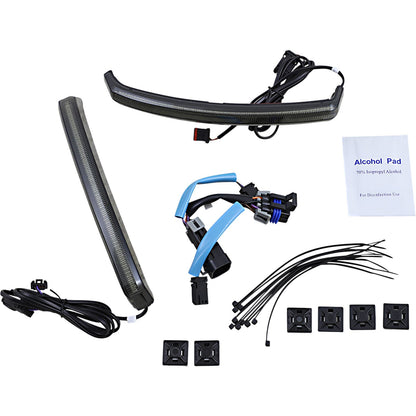 Custom Dynamics Saddlebag Lights  - Challenger -  Smoke Lens INDBAG-SWP-S_1051401