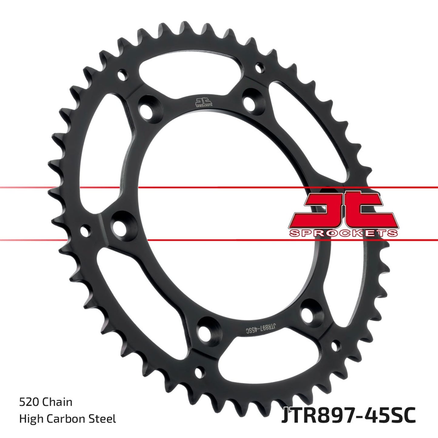 JT Sprockets Rear Sprocket Steel 45T-520 for Husqvarna/KTM JTR897.45SC_1133945