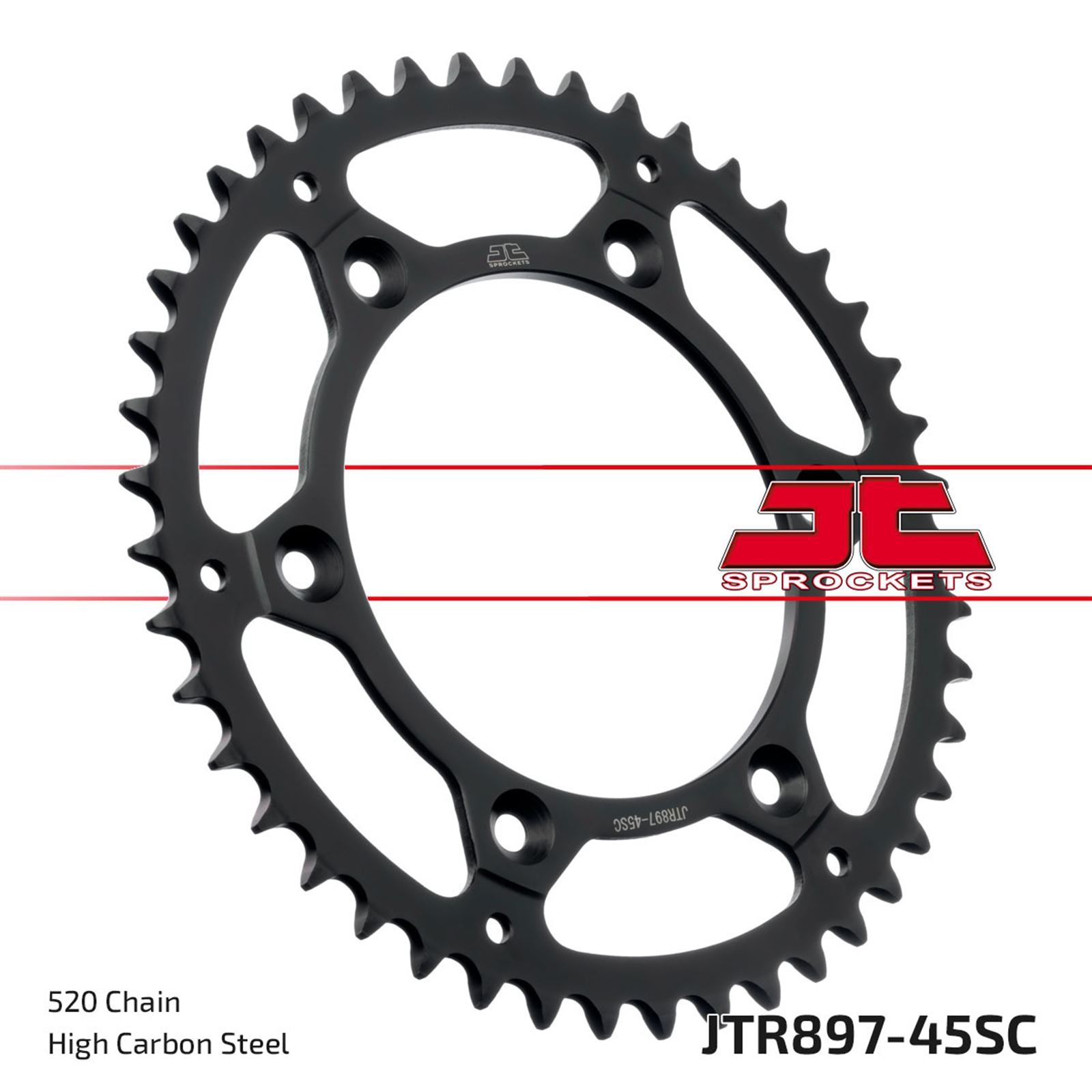JT Sprockets Rear Sprocket Steel 45T-520 for Husqvarna/KTM JTR897.45SC_1133945